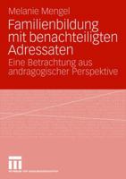 Familienbildung Mit Benachteiligten Adressaten 3531156144 Book Cover