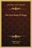 The First Book Of Kings 0548386277 Book Cover