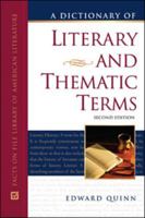 A Dictionary of Literary and Thematic Terms 0816032327 Book Cover