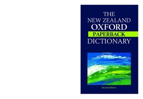 The New Zealand Oxford Paperback Dictionary 0195584791 Book Cover