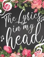 Professional Songwriting Journal The Lyrics in My Head: Lyrics diary for songwriting / Divided in sections  (intro -verse A - chorus B - verse A - ... / basic chords Chart & common progressions 1670010562 Book Cover