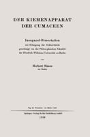 Der Kiemenapparat Der Cumaceen: Inaugural-Dissertation 3662407493 Book Cover