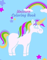 Unicorn coloring book: 50 Different ilustrations of unicorns for all ages,Kids boy or girl,teens,adult for paint and have lots of fun doing this activity.Grab one and enjoy it. B08HTP4R2V Book Cover