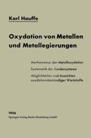 Oxydation Von Metallen Und Metallegierungen 364249143X Book Cover