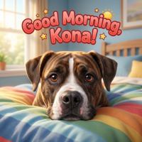 Good Morning, Kona! (Tails of Zach and Kona) 1971471127 Book Cover