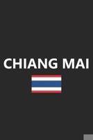 Chiang Mai: Thailand Thai Flag Country Notebook Journal Lined Wide Ruled Paper Stylish Diary Vacation Travel Planner 6x9 Inches 120 Pages Gift 1673371256 Book Cover