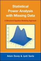 Statistical Power with Missing Data: A Structural Equation Modeling Approach 0805863702 Book Cover