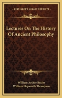 Lectures On the History of Ancient Philosophy 1019001631 Book Cover