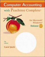 Computer Accounting With Peachtree Complete for Microsoft Windows: Release 8.0 : Spiral 0072468637 Book Cover