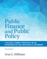 Public Finance and Public Policy: Responsibilities and Limitations of Government 0521001145 Book Cover