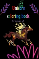 Unicorn coloring book for kids ages 4-8: A Fun Kid Workbook Game For Learning, Coloring, Dot To Dot, Mazes, Word Search and More B08HW4F4PH Book Cover