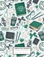 Composition Notebook: Flowers Themed Notebook And Journal 7.44 x 9.69 inches 110 College Ruled Pages 1690912294 Book Cover