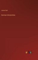 German Universities 3368801317 Book Cover