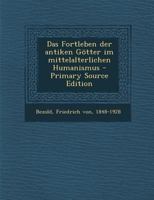 Das Fortleben Der Antiken Gotter Im Mittelalterlichen Humanismus 1018594922 Book Cover
