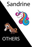 Sandrine VS OTHERS ( unicorn ): Personal Name unicorn notebook - Cute Notebook for Girls With Unicorn, Thoughtful Cool Present for Sandrine ( Sandrine notebook): Unicorn Personalized Notebooks For Gir 165480066X Book Cover