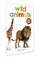 Wild Animals - Early Learning Board Book With Large Font : Big Board Books Series 9390183936 Book Cover