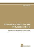 Finite Volume Effects in Chiral Perturbation Theory 3838107268 Book Cover
