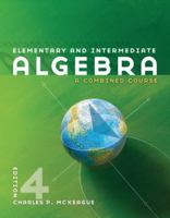 Elementary and Intermediate Algebra: A Combined Course 0495108510 Book Cover