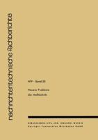 Neuere Probleme Der Messtechnik 3663008827 Book Cover