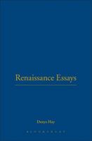 Renaissance Essays (History Series (Hambledon Press).) 0907628966 Book Cover