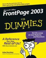 Front Page 2003 for Dummies 0764538829 Book Cover