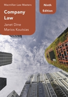 Company Law (Palgrave Macmillan Law Masters) 0333710959 Book Cover