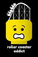 Roller Coaster Addict: Eat Sleep Ride Rollercoasters Repeat: Rollercoaster Fanatic Homework Book Notepad Notebook Composition and Journal Gratitude Dot Diary 1696869714 Book Cover