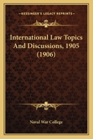 International Law Topics and Discussions 1245328743 Book Cover