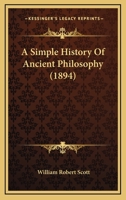 A Simple History Of Ancient Philosophy 9353298881 Book Cover