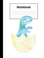 Notebook: Dinosaur Tyrannosaurus Rex, T Rex, Graph Paper 4x4, Notebook Home Office School Student Teacher Homeschool, 7.4 x 9.7 in, 200 pages kids, school, home, students, teachers 1724618180 Book Cover