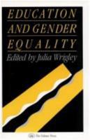 Education and Gender Equality 1850009465 Book Cover