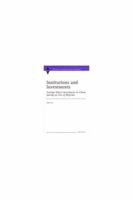 Institutions and Investments: Foreign Direct Investment in China during an Era of Reforms 0472111787 Book Cover