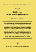 Einfuhrung in Die Ultrarotspektroskopie 3642865232 Book Cover