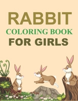 Rabbit Coloring Book For Girls: Rabbit Adult Coloring Book B0BHR8KX3G Book Cover