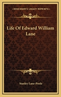 Life of Edward William Lane 1016662874 Book Cover