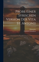 Probe Einer Syrischen Version Der Vita St. Antonii 1021700088 Book Cover