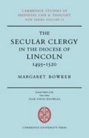 Secular Clergy Diocese Lincoln (Cambridge Studies in Medieval Life and Thought: New Series) 0521070147 Book Cover