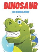 Dinosaur Coloring Book: Jumbo Kids Coloring Book With Dinosaur Facts Paperback B08P568V1R Book Cover