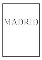 Madrid: A decorative book for coffee tables, end tables, bookshelves and interior design styling: Stack Spain city books to add decor to any room. Monochrome effect cover: Ideal for your own home or a 1708363890 Book Cover