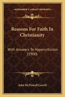 Reasons For Faith In This Nineteenth Century 1166979733 Book Cover