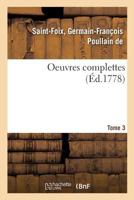 Oeuvres complettes. Tome 3 2329056303 Book Cover