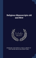 Religious Manuscripts old and New 134029396X Book Cover