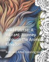 Wild Palette: A Vibrant Journey through the Animal Kingdom: Kids and Adult coloring book B0C79L8GH3 Book Cover