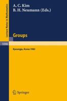 Groups: Korea 1983 (Lecture Notes in Mathematics) 3540138900 Book Cover