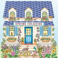 Spring Coloring: a Calming Coloring Book for Adults 1836501420 Book Cover