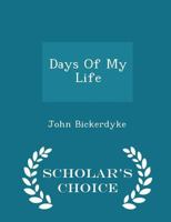 Days Of My Life 1275062679 Book Cover