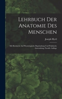 Lehrbuch Der Anatomie Des Menschen. 1273720202 Book Cover
