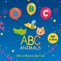 ABC Animals: Early Stage Reading Book B08HGZW4QS Book Cover