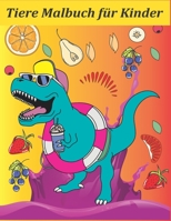 Tiere Malbuch für Kinder: Ein lustiges Malgeschenkbuch für Kinder und Erwachsene, Entspannung mit stressabbauenden Designs B08B388D4G Book Cover