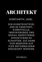Architekt Substantiv, [der] Eine Konstrukteur, Der Es Versteht Notizbuch: A5 Studienplaner f�r Architekten - Geschenkidee f�r Studenten - Semesterplaner - Abitur - Studium - Architektur - Geburtstag - 1695329163 Book Cover